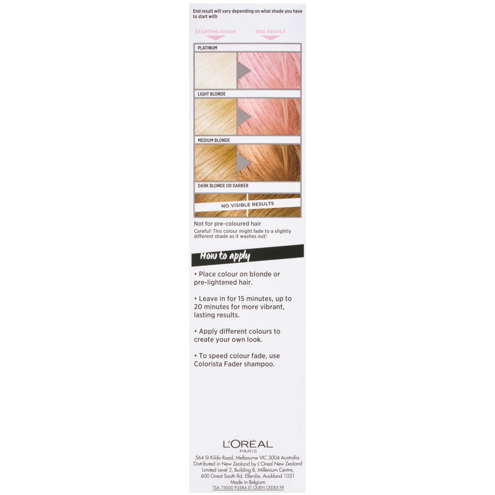 L'Oréal Paris Colorista Washout Pink