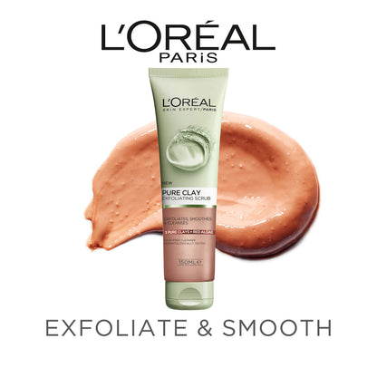 L'Oréal Paris Pure Clay Red Algae Exfoliating Scrub 150ml