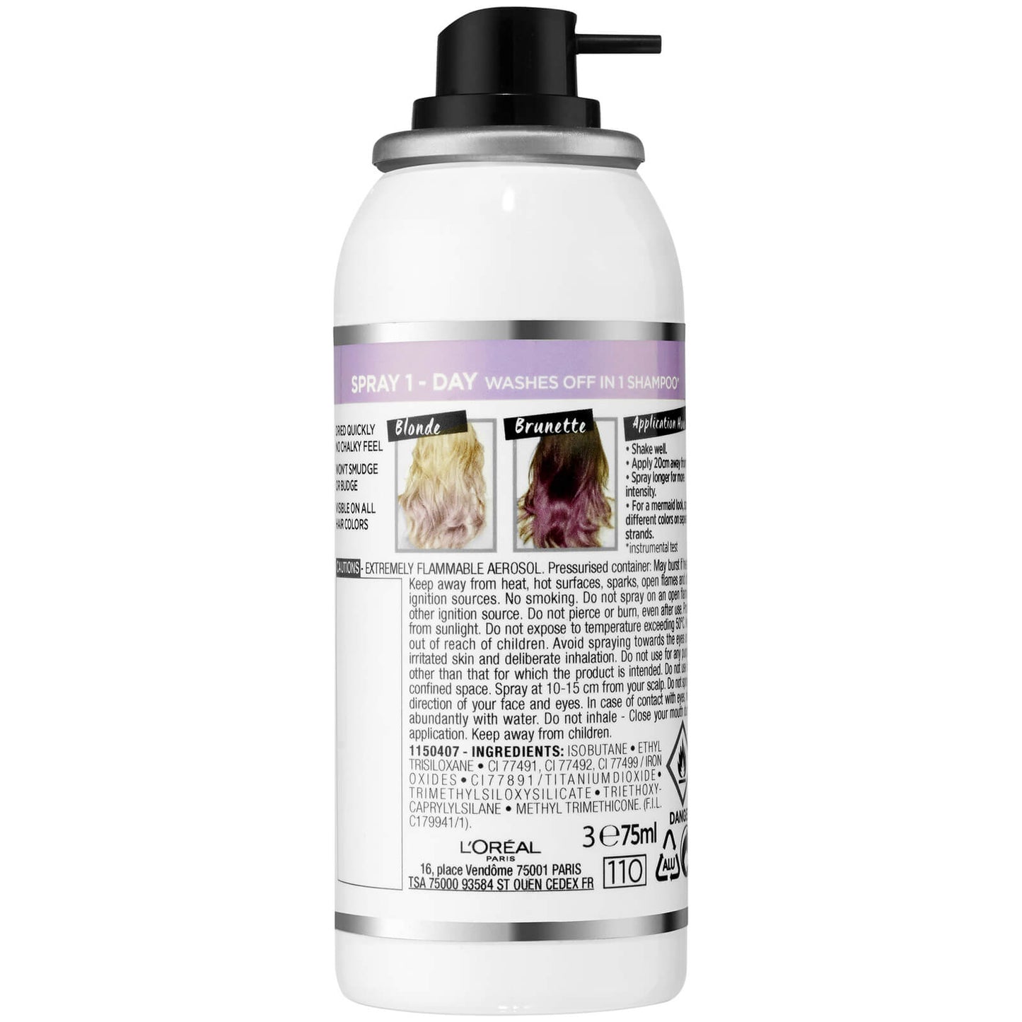 L'Oreal Colorista 1 Day Colour Spray Lavender