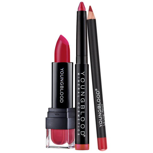 Youngblood Lip Trio - Rodeo Red