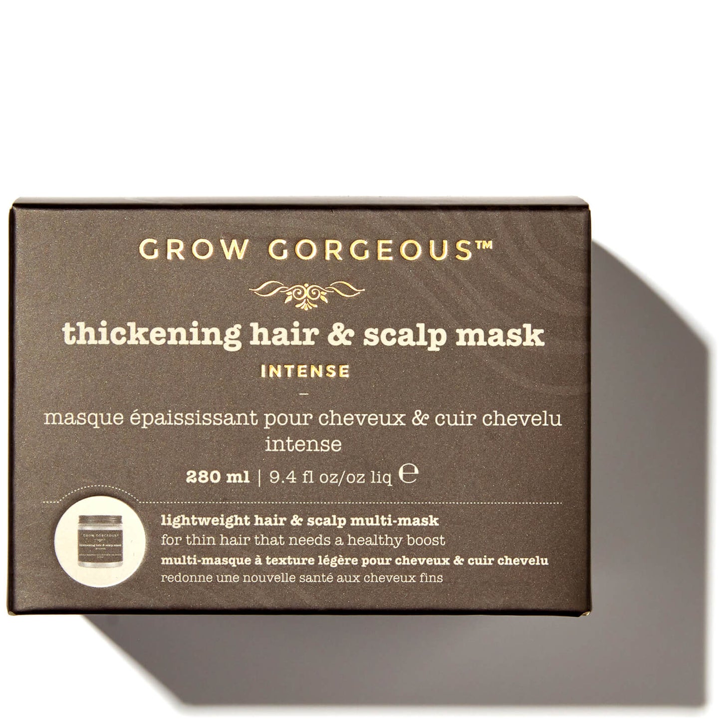 Grow Gorgeous Thickening Hair & Scalp Mask Intense 280ml