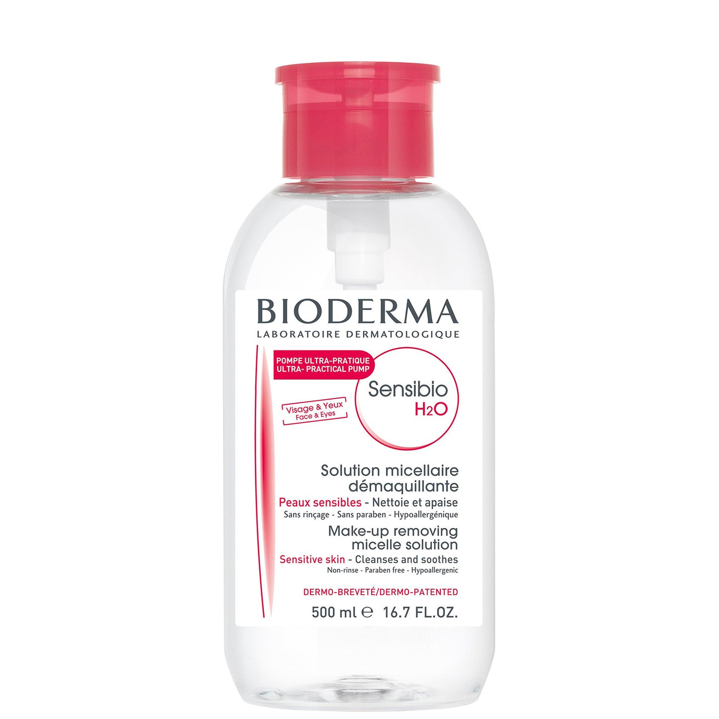 Bioderma Sensibio H2O Pump Reverse 500ml