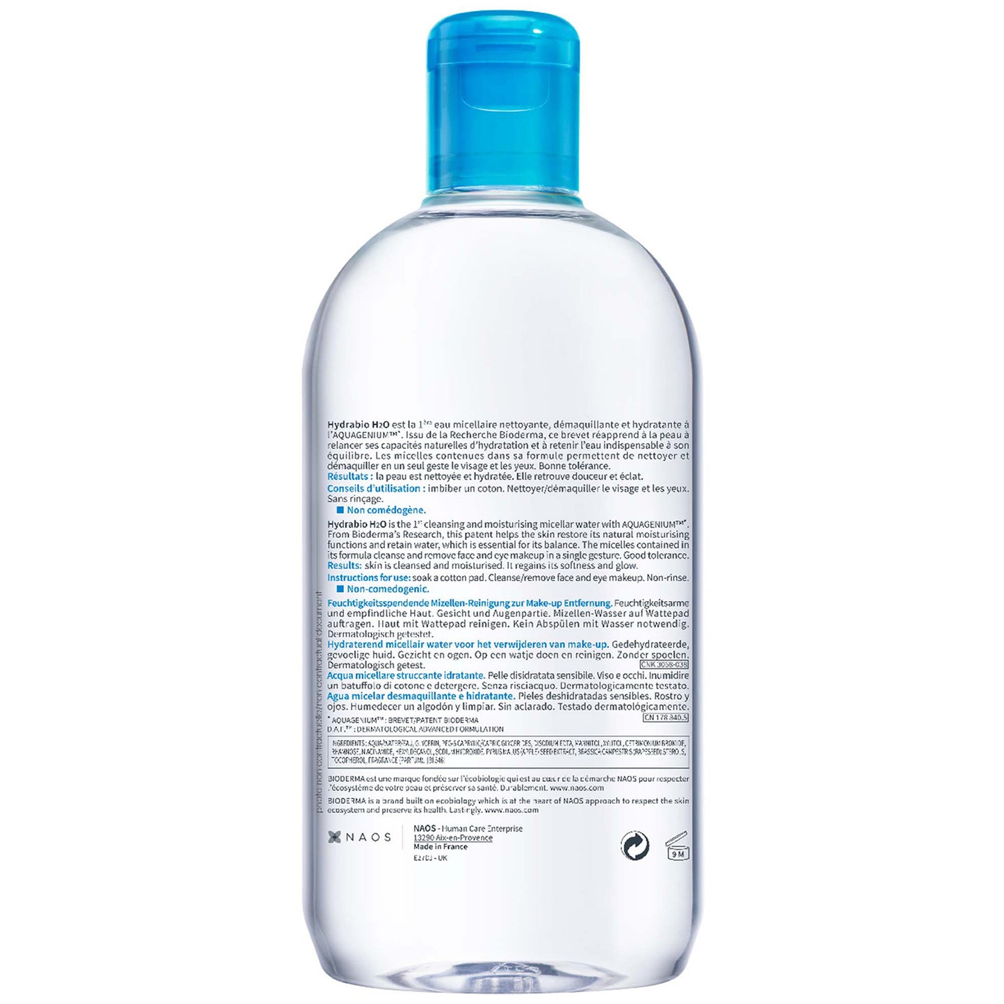 Bioderma Hydrabio H20 Micellar Water 500ml