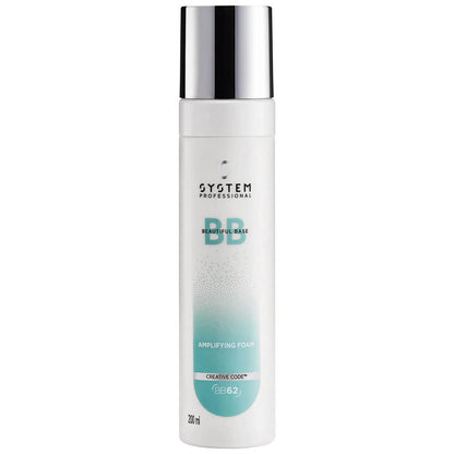 System Professional BB Volumising, Long Lasting Styling & Heat Protection Foam Mousse 200ml