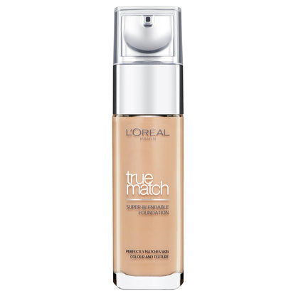 L'Oréal Paris True Match Liquid Foundation with SPF and Hyaluronic Acid 30ml (Various Shades)