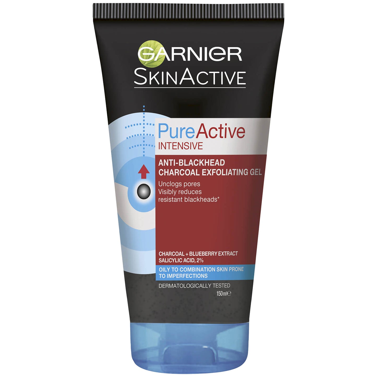 Garnier Pure Active Anti-Blackhead Charcoal Exfoliating Gel 150ml