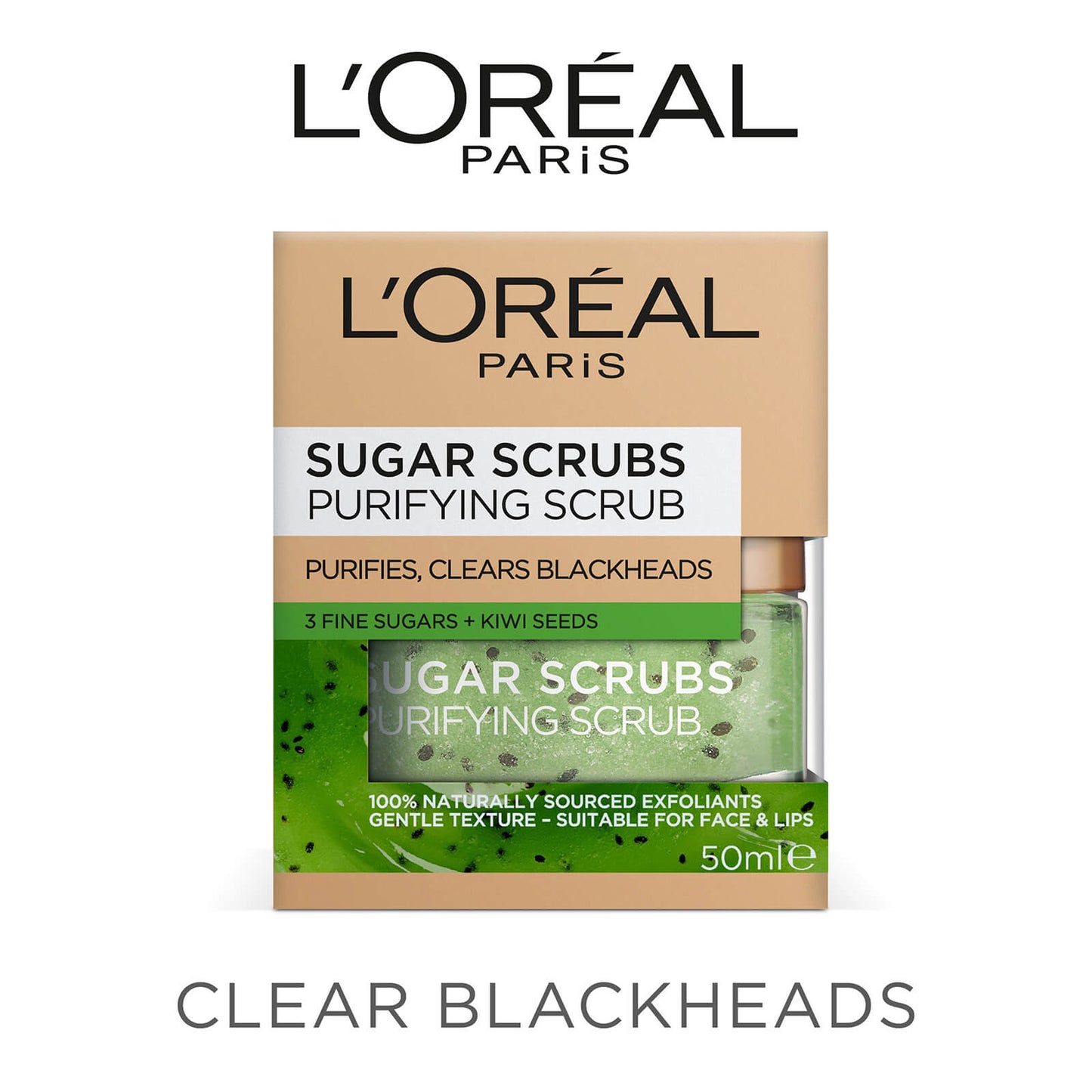 L'Oréal Paris Sugar Scrubs Purifying Scrub 50ml