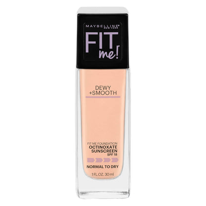 Maybelline Fit Me Dewy & Smooth Foundation 30ml (Various Shades)