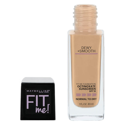 Maybelline Fit Me Dewy & Smooth Foundation 30ml (Various Shades)