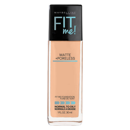 Maybelline Fit Me! Matte and Poreless Mattifying Liquid Foundation 30ml (Various Shades)