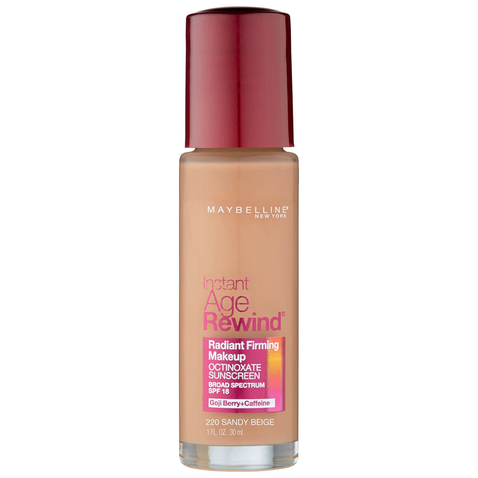 Maybelline Instant Age Rewind Liquid Foundation - 220 Sandy Beige