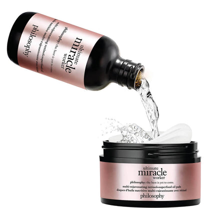 philosophy Ultimate Miracle Worker Multi-Rejuvenating Retinol and Superfood Oil Pads