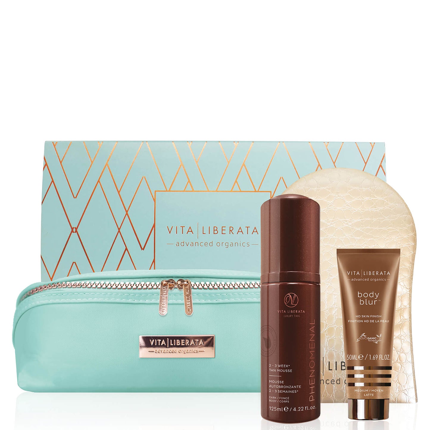 Vita Liberata Phenomenal Mousse Dark Set - Green Bag