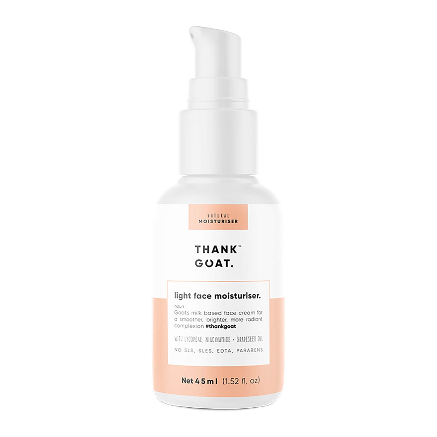 Thank Goat Light Face Moisturiser 45ml