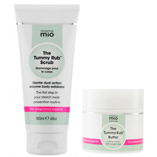 Mama Mio Stretch Mark Prevention Duo (Scrub + Butter)