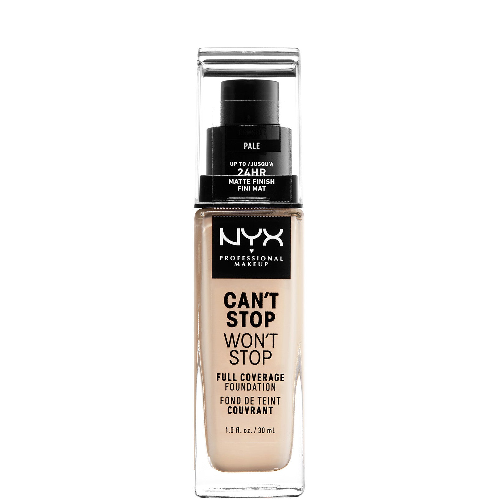 NYX Professional Makeup Can't Stop Won't Stop 24 Hour Foundation (Various Shades)