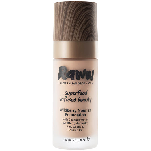 RAWW Nourish Foundation 30ml (Various Shades)