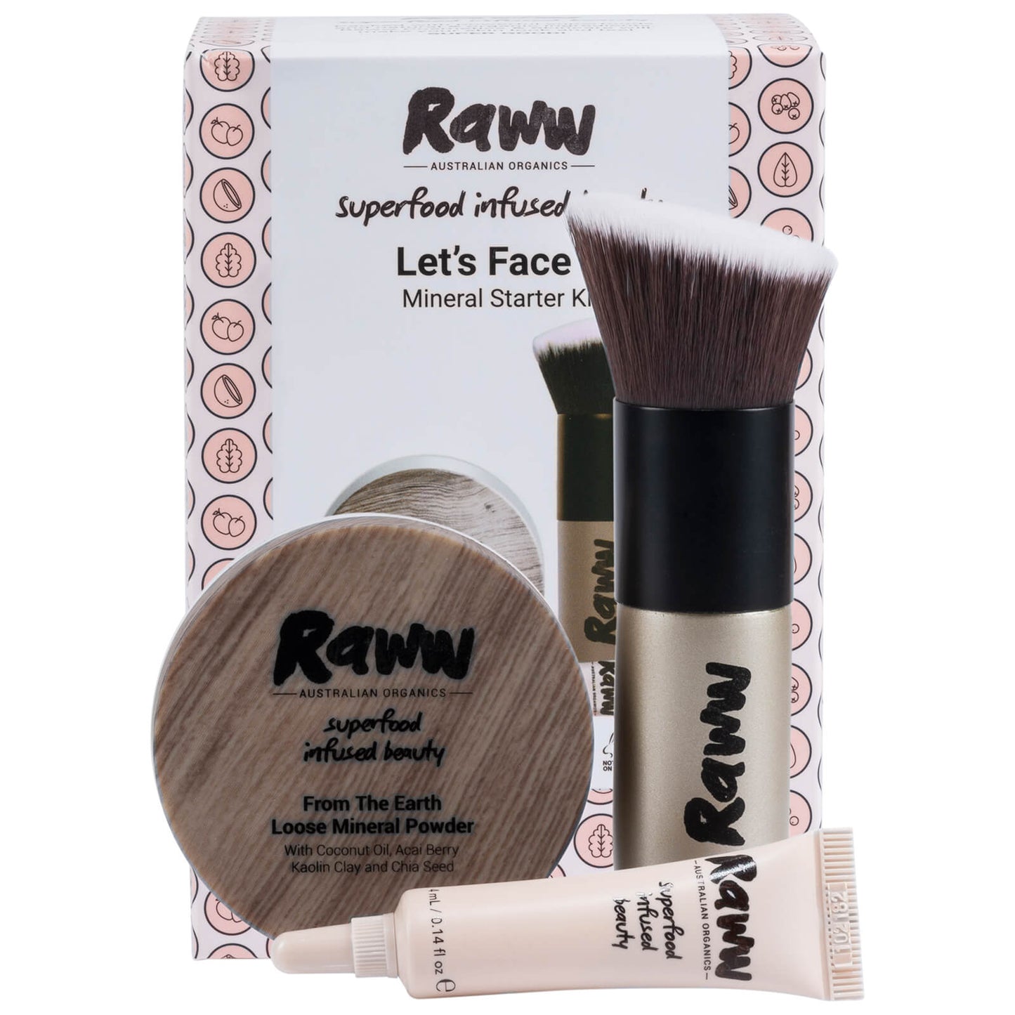 RAWW Lets Face It Mineral Starter Kit - Dark