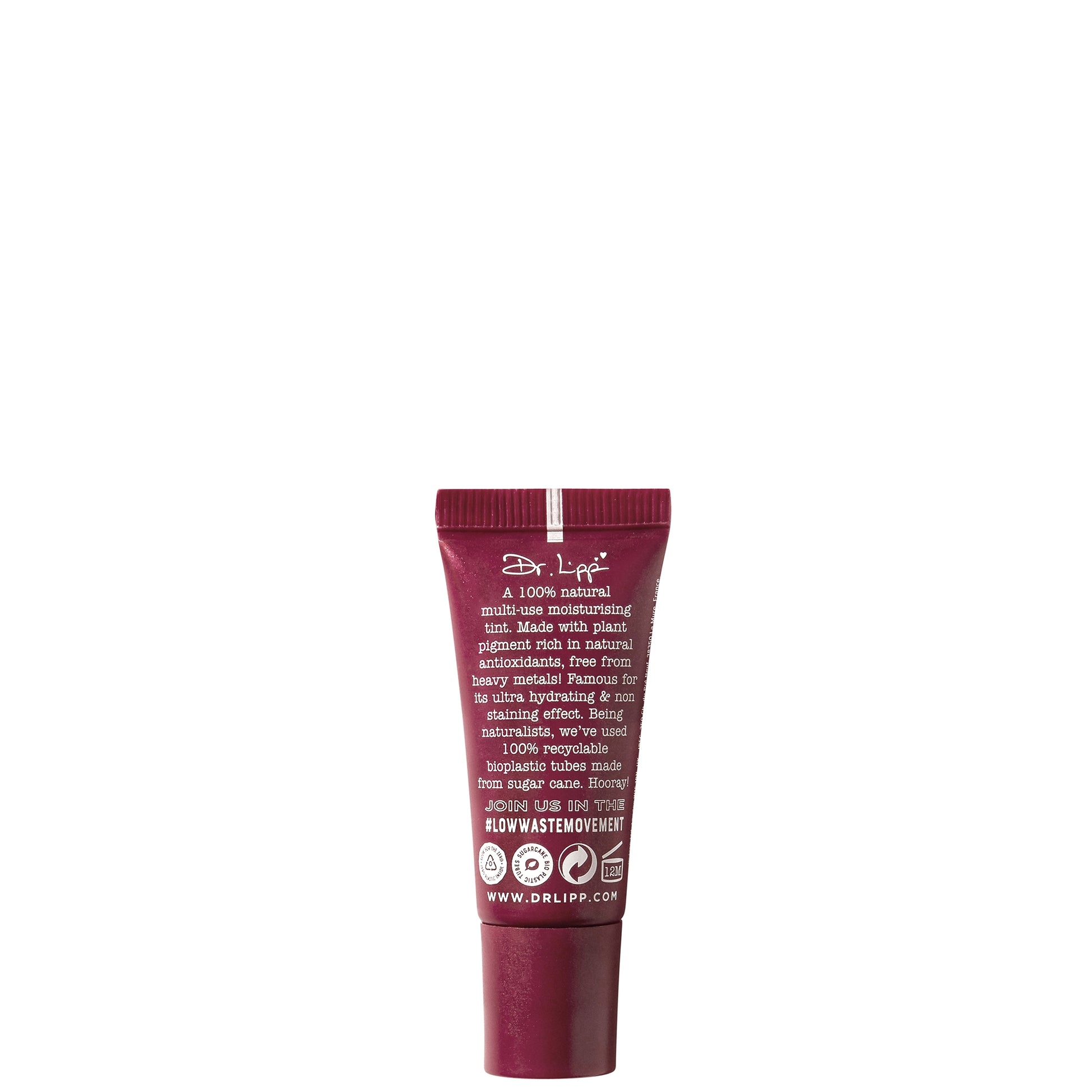 Dr.Lipp 100% Natural Moisturising Colour Lip Tint - Elderberry