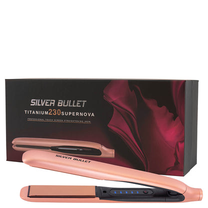 Silver Bullet Titanium 230 Supernova 25mm Straighteners - Rose Gold