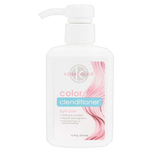 Keracolor Colour + Clenditioner - Light Pink 355ml