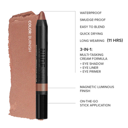 NUDESTIX Magnetic Luminous Eye Colour 2.8g (Various Shades)