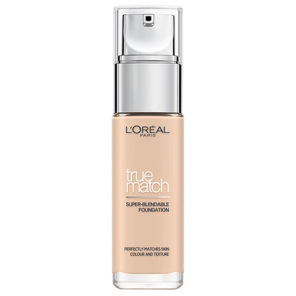 L'Oréal Paris True Match Liquid Foundation with SPF and Hyaluronic Acid 30ml (Various Shades)