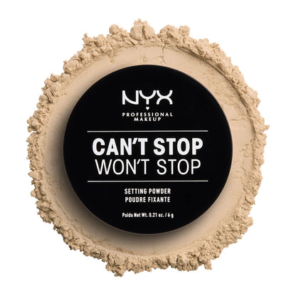 NYX Professional Makeup Can't Stop Won't Stop Setting Powder Light-Medium 6g