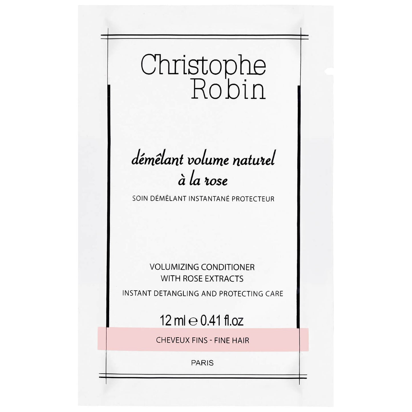 Christophe Robin Delicate Volumizing Conditioner with Rose Extracts 12ml (Sample)