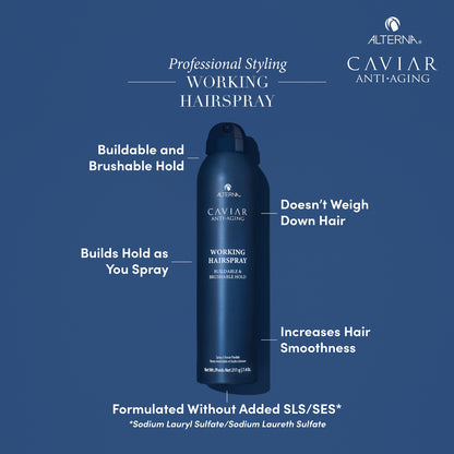 Alterna Caviar Anti-Aging Professional Styling Working Hair Spray 211g