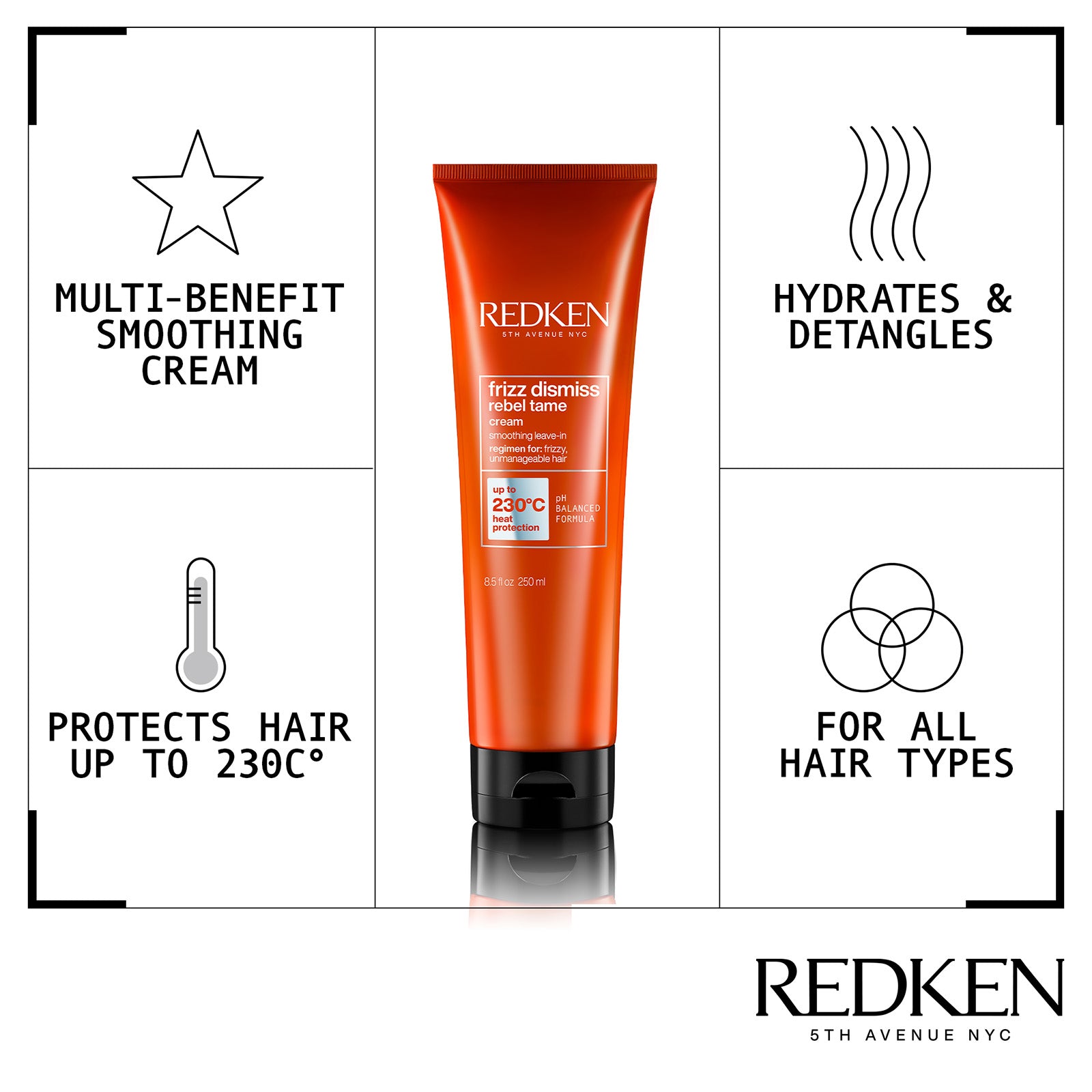 Redken Frizz Dismiss Rebel Tame Treatment 250ml