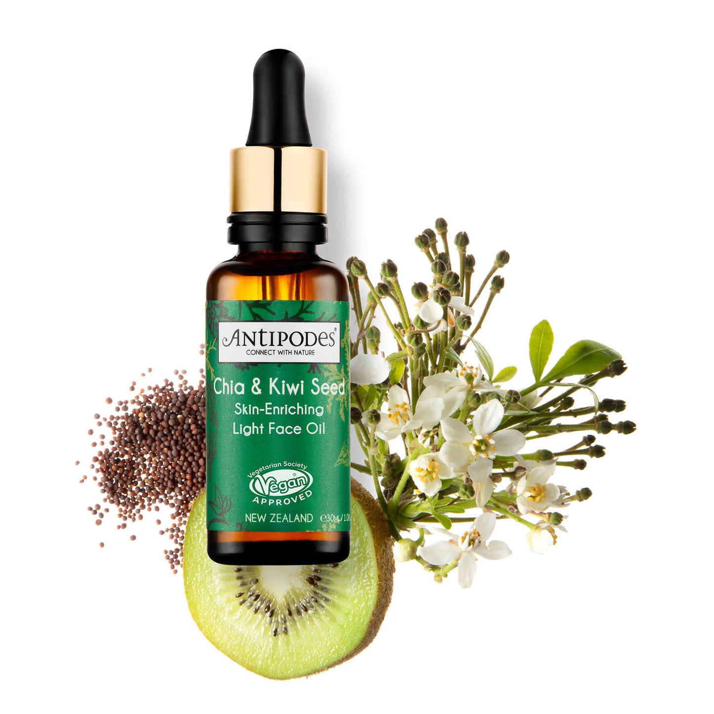 Antipodes Chia and Kiwi Seed Superfood Serum 30ml