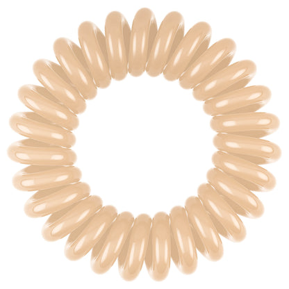 invisibobble Power Strong Hold Hair Ties - Nude (Pack of 3)