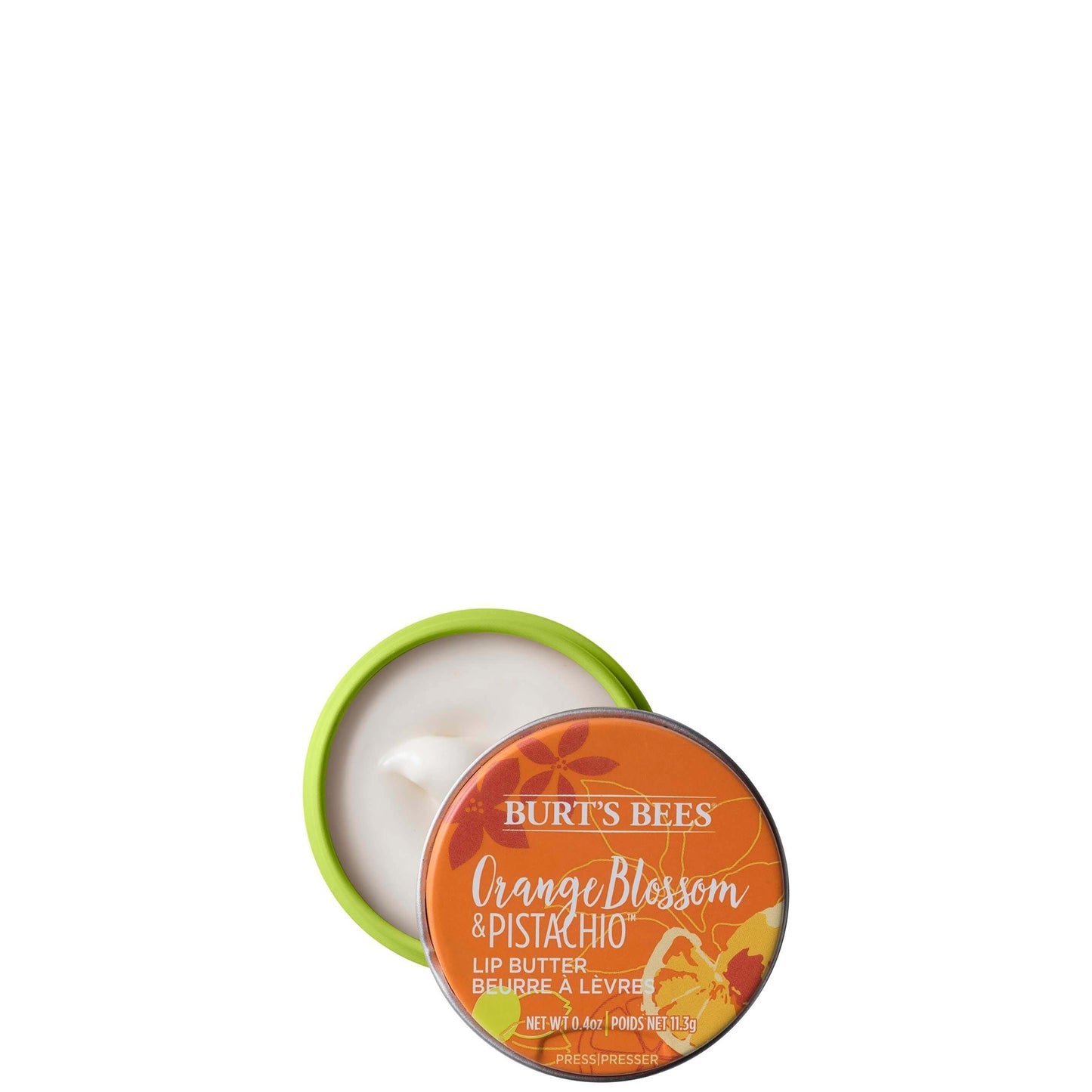 Burt's Bees 100% Natural Moisturizing Lip Butter with Orange Blossom and Pistachio, 11.3g