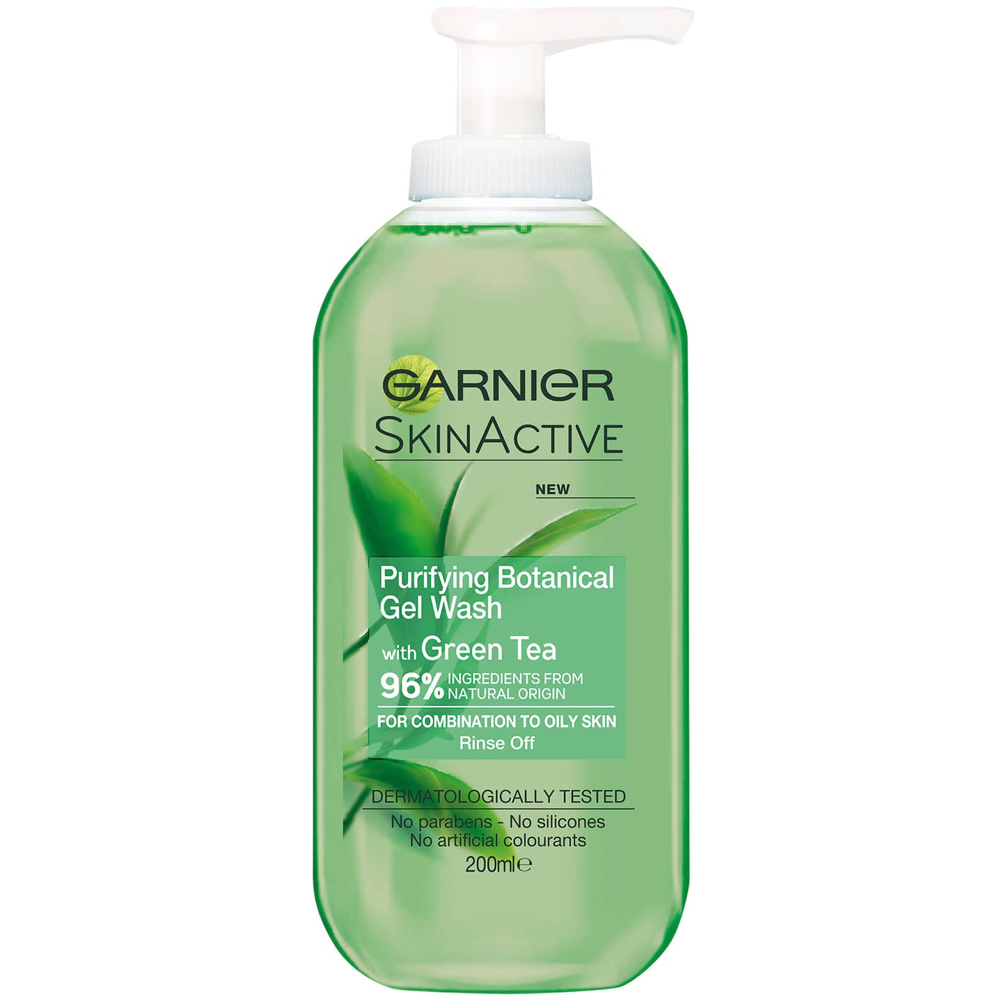 Garnier Naturals Purifying Botanical Gel Wash with Green Tea 200ml