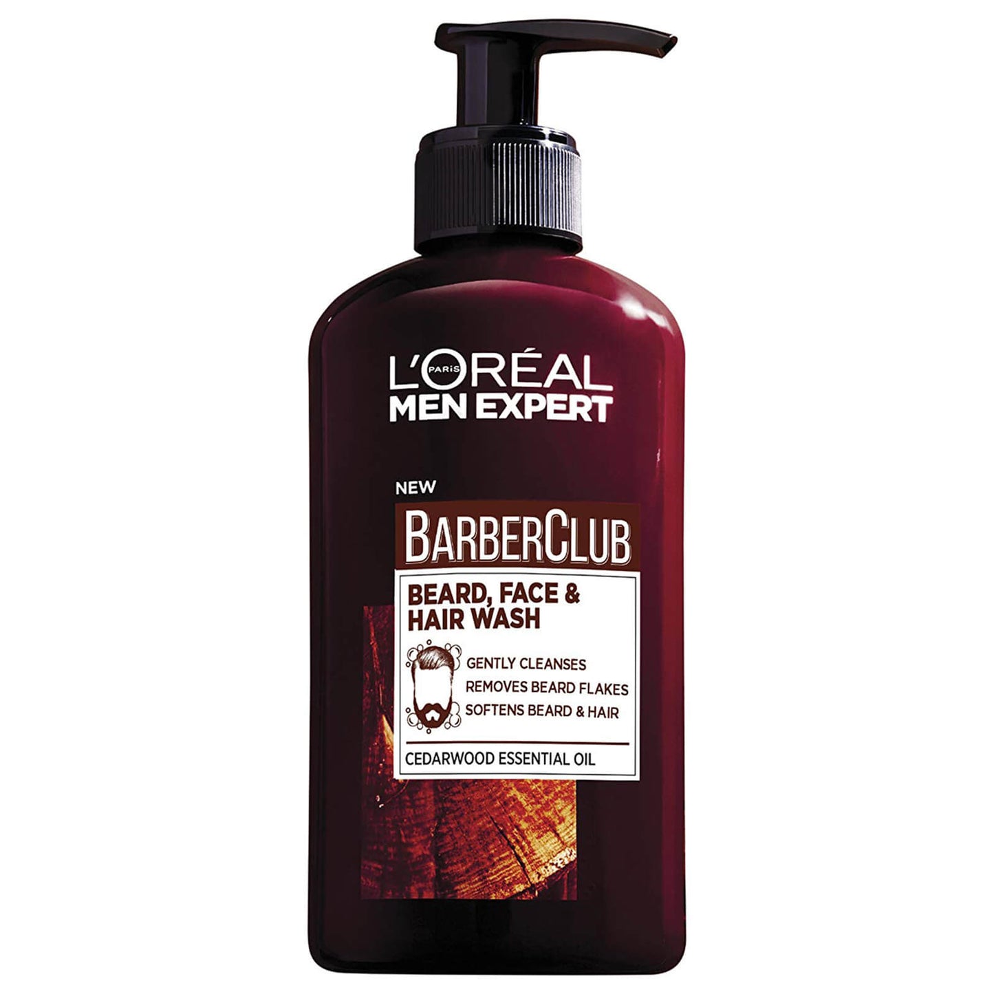 L'Oréal Paris Men Expert Barber Club 3-in-1 Beard + Face + Hair Wash 200ml