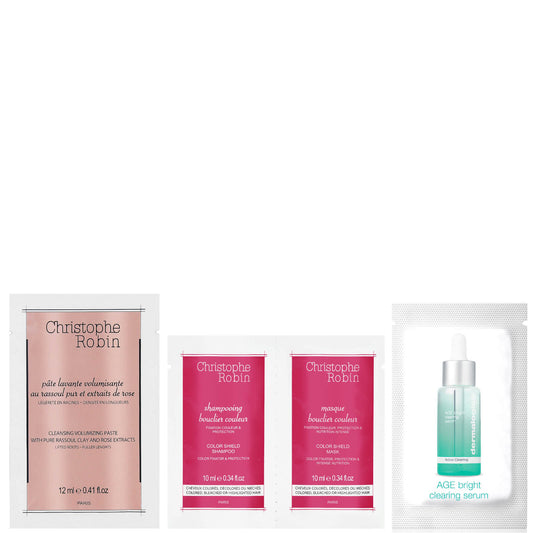 Christophe Robin Cleansing Volumising Paste with Pure Rassoul Clay and Rose Extracts Sample (French Leaflet) (Free Gift)