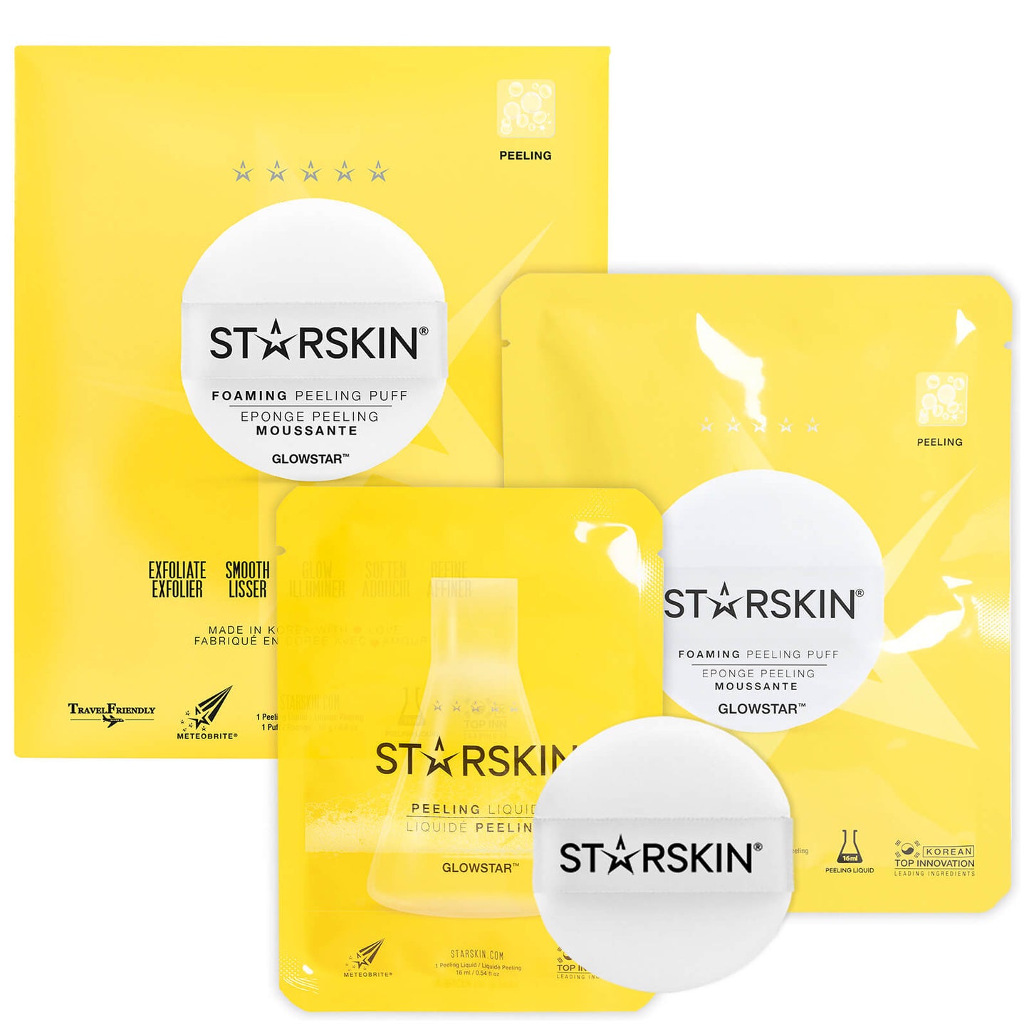 STARSKIN Glowstar Foaming Peeling Perfection Puff