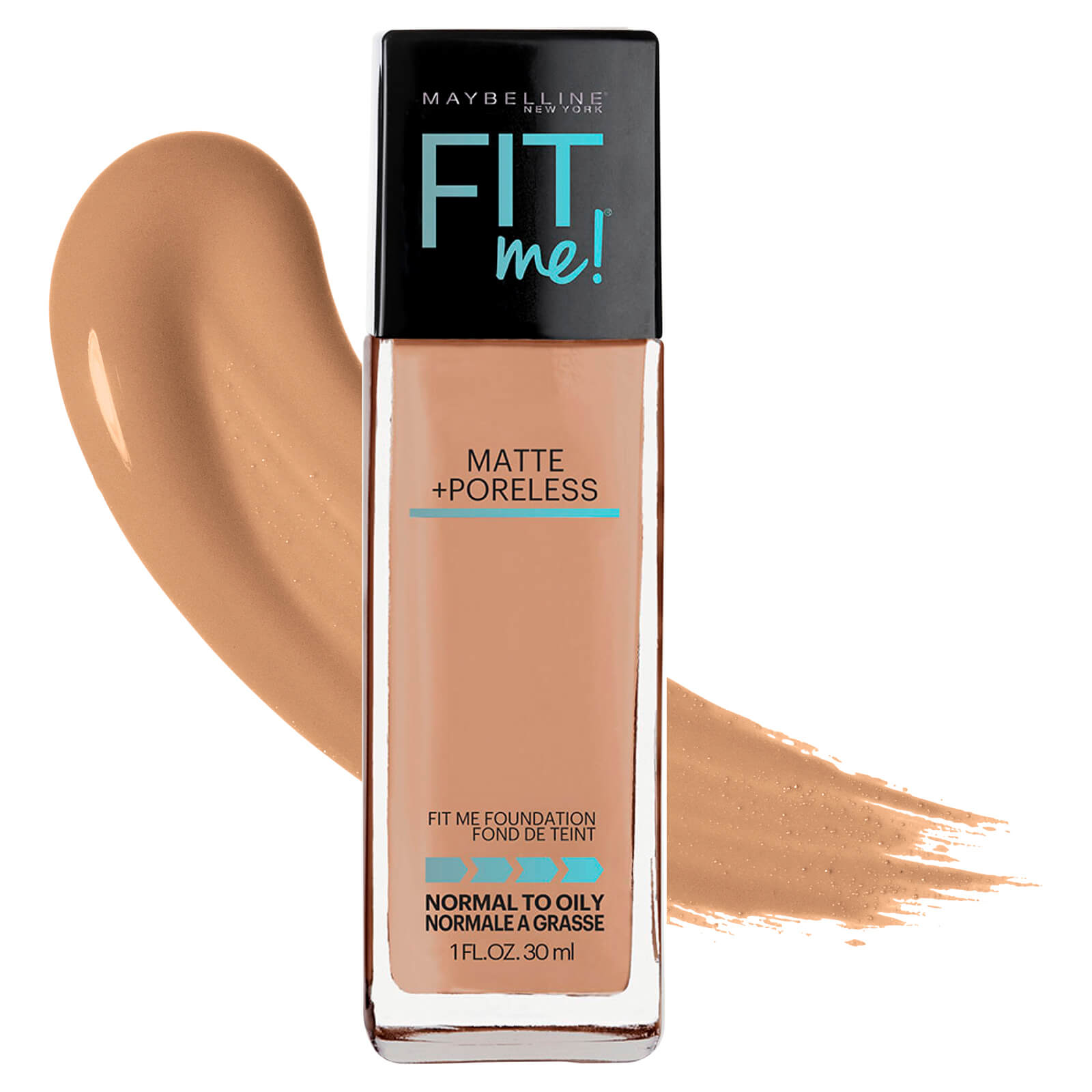 Maybelline Fit Me! Matte and Poreless Mattifying Liquid Foundation 30ml (Various Shades)