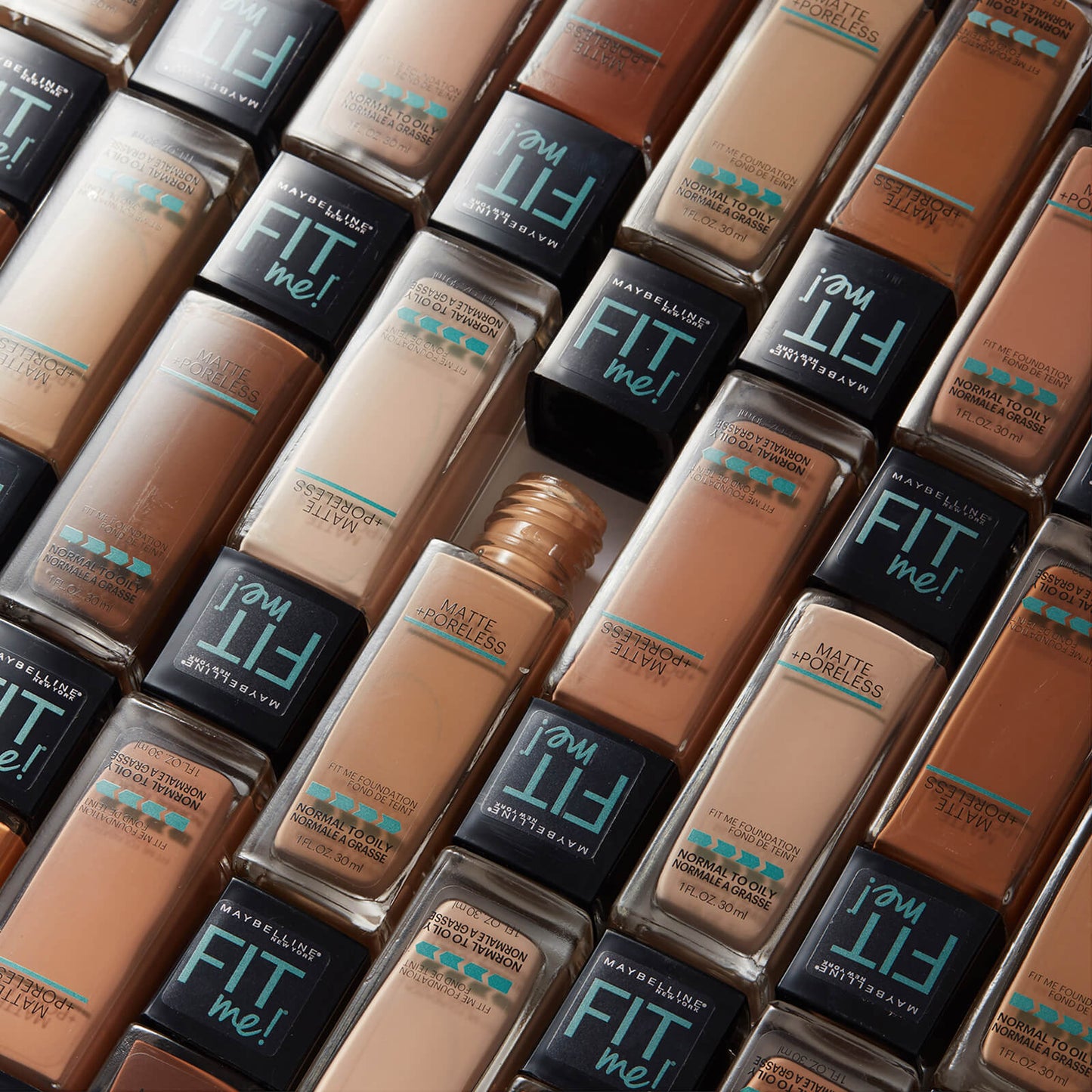 Maybelline Fit Me! Matte and Poreless Mattifying Liquid Foundation 30ml (Various Shades)