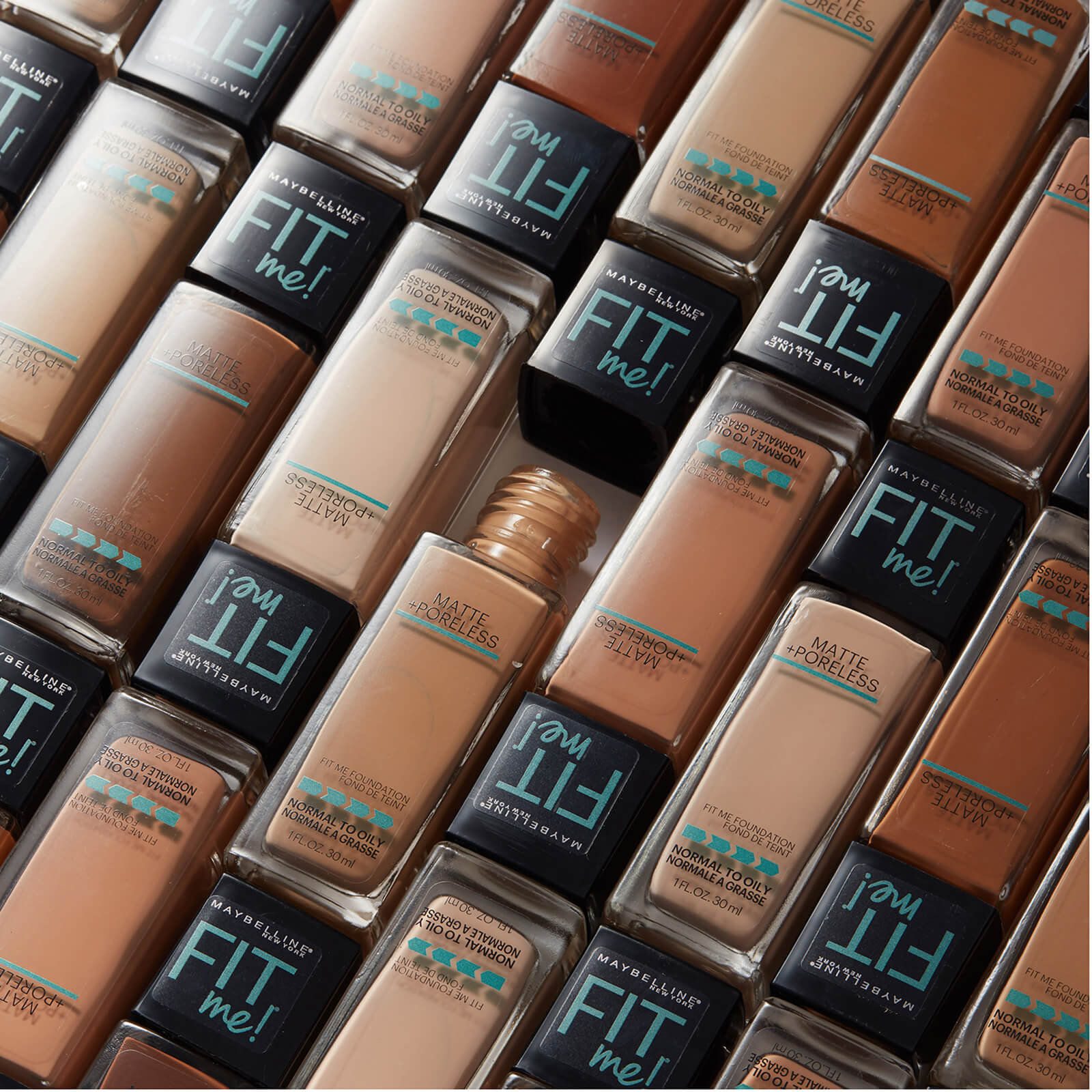 Maybelline Fit Me! Matte and Poreless Mattifying Liquid Foundation 30ml (Various Shades)