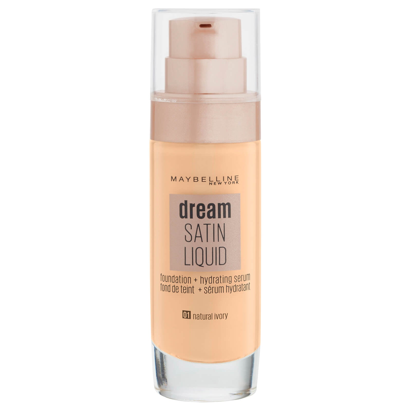 Maybelline Dream Radiant Liquid Hydrating Foundation with Hyaluronic Acid and Collagen 30ml (Various Shades)