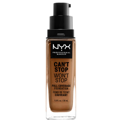 NYX Professional Makeup Can't Stop Won't Stop Full Coverage Liquid Foundation 30ml (Various Shades)