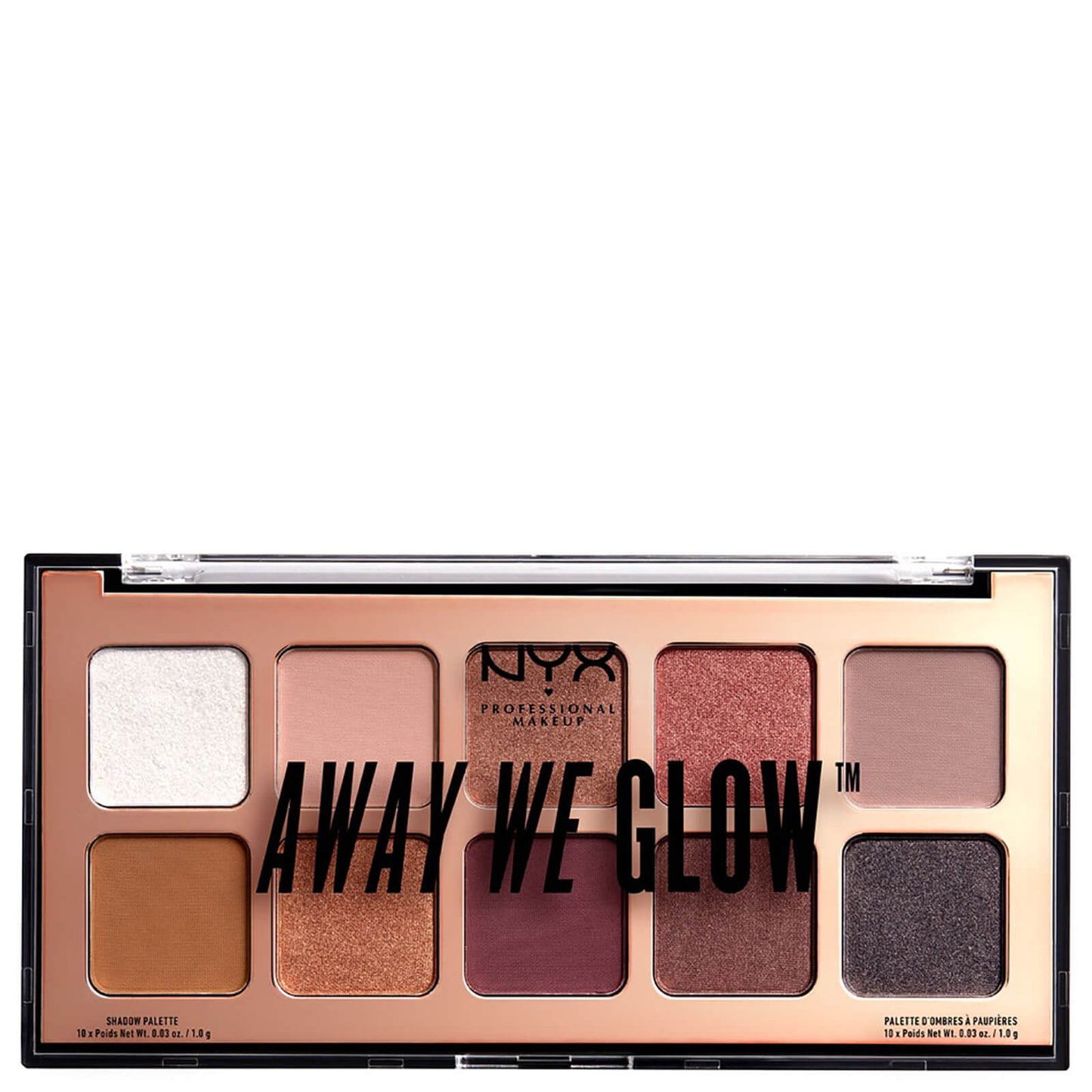 NYX Professional Makeup Away We Glow Shadow Palette - Lovebeam