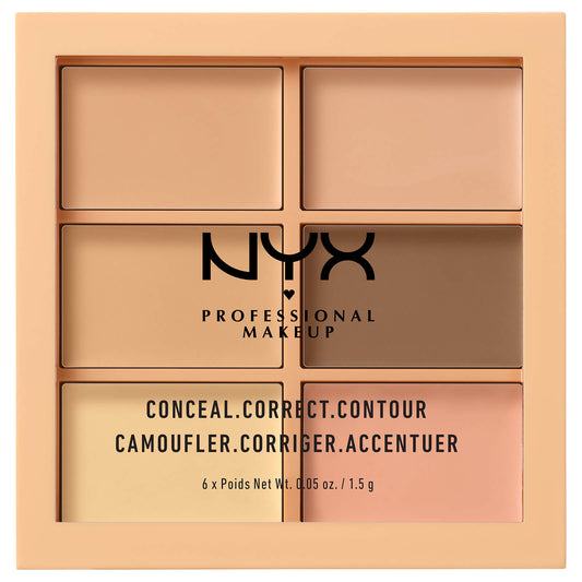 NYX Professional Makeup Conceal, Correct, Contour Palette - Light