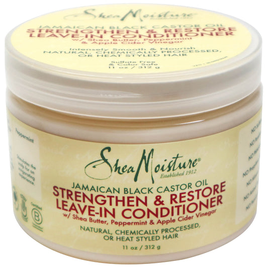 SheaMoisture Jamaican Black Castor Oil Strengthen and Restore Leave In Conditioner 312g