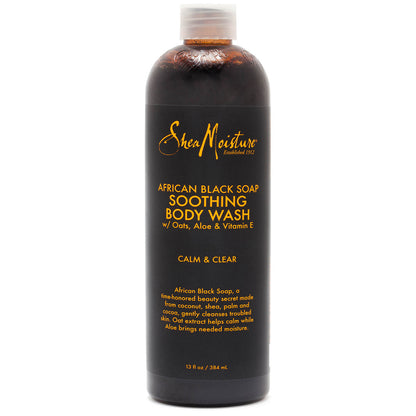 SheaMoisture African Black Soap Soothing Body Wash 384ml