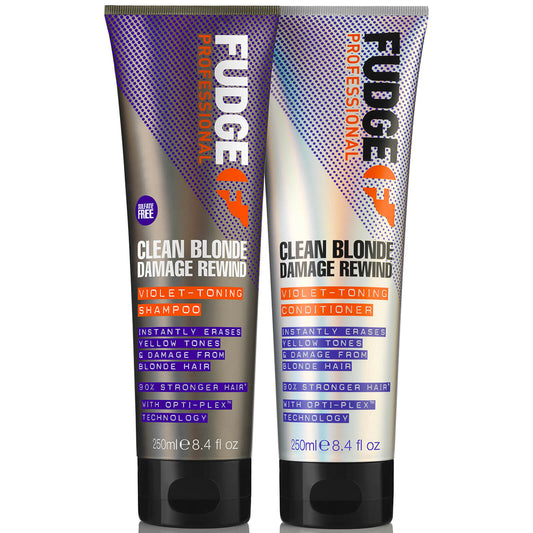 Fudge Clean Blonde Damaged Rewind Duo 2 x 250ml