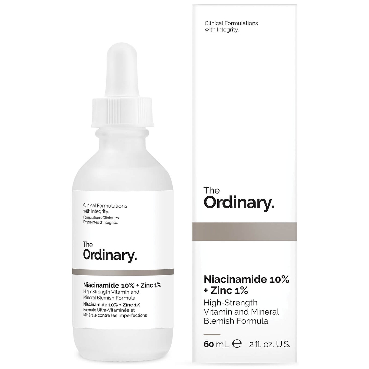 The Ordinary Supersize Niacinamide 10% + Zinc 1% High Strength Vitamin and Mineral Blemish Formula 60ml