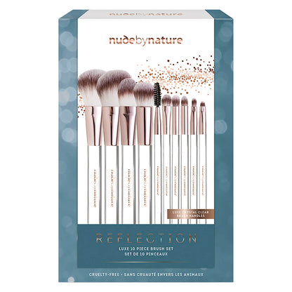 nude by nature Reflection 10 Piece Brush Set